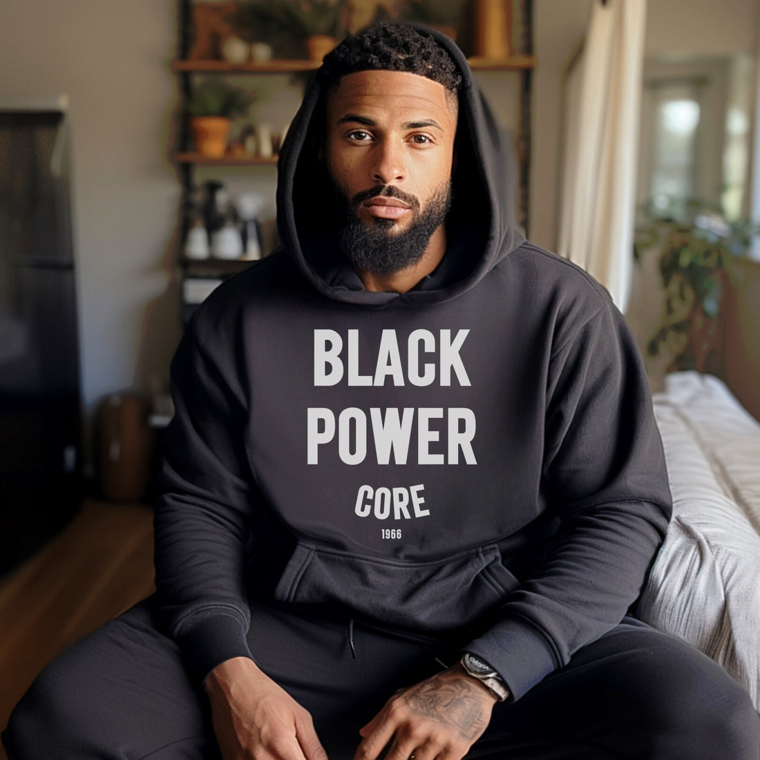 Black Power Black Hoodie