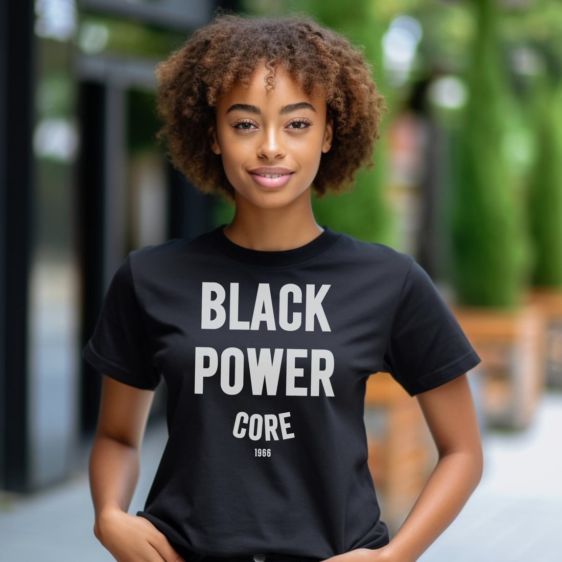 Black Power Black Heavyweight T-Shirt